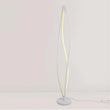 Geometric Led Floor Modern Art Stand Lights Lamp - White / White Light / D18 x H140cm - Floor Lamp