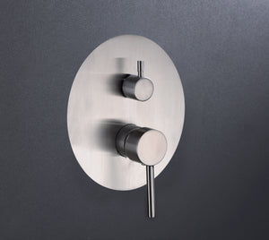 Steel S316 Built-in Single-Lever Shower Set Moscow Series, mixer detail