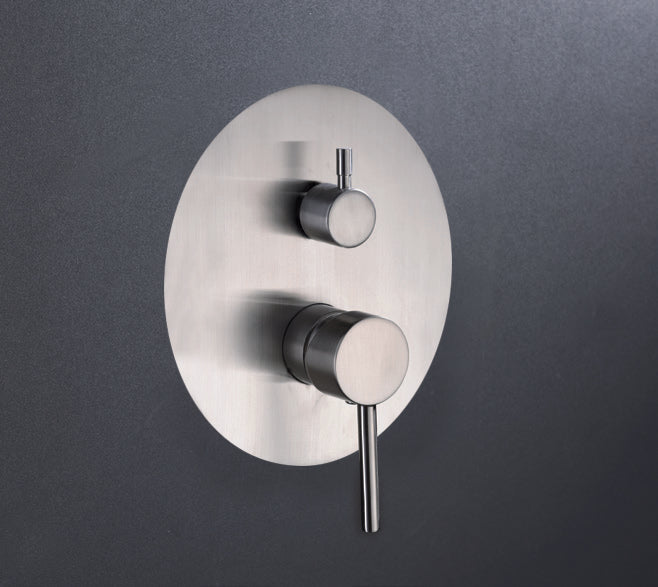 Steel S316 Built-in Single-Lever Shower Set Moscow Series, mixer detail
