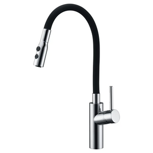 Tokyo Matte Black Kitchen Faucet Modern Design, main product view