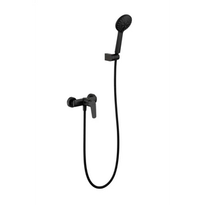 Matte Black Shower Faucet Set Belgium Series, main product view
