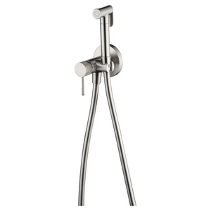 Brushed Nickel Built-in Bidet Faucet Modern Design, main product view