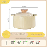 Modern Non Stick Ceramic Casserole Stew Pot