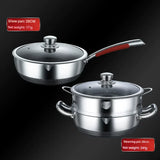 Stainless Steel Non Stick Frying Pan Cookware Pot Set