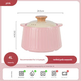 Modern Non Stick Ceramic Casserole Stew Pot