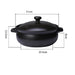 Black hot pot 6l [universal for induction cooker and open flame]