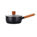 20cm black pan (with lid)