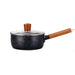 22cm black pan (with lid)