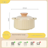 Modern Non Stick Ceramic Casserole Stew Pot