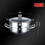 Stainless Steel Non Stick Frying Pan Cookware Pot Set