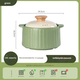 Modern Non Stick Ceramic Casserole Stew Pot