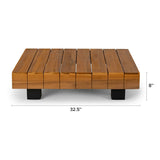 Conjunto de sofás modernos para hotel, muebles de exterior de teca para jardín, sofá seccional de madera y aluminio para patio, conjunto de sofás de jardín de lujo de teca.