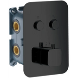 IMEX Concealed Thermostatic 2-Way Faucet – Matte Black - Faucet