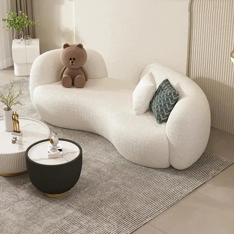 Italian Minimalist Nordic 2 Seater Couch Sofa - Sofa