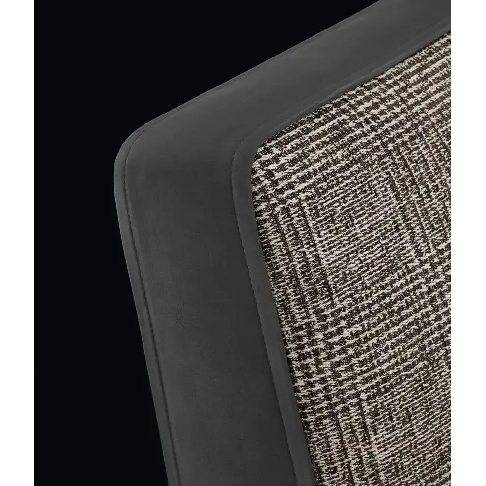 Italian Modern Minimalist High End Bed Frame - Beige - Bedroom