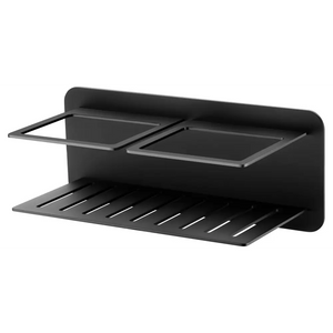 Matte Black Magnetic Soap Dish for Modern Bathrooms, main product view
