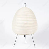 Japanese Oval Standing Paper Table Lamp - Lamp