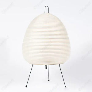 Japanese Oval Paper Table Lamp with 3-Color Light - view 5