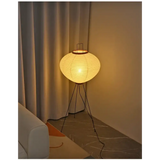Japanese Paper Standing Light Button Switch Lamp - Lamp
