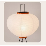Japanese Paper Standing Light Button Switch Lamp - Lamp