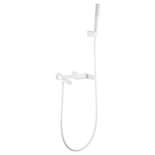 Kit Bath/Shower Single-Handle Denmark Matte White | IMEX - Shower Set
