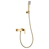 Kit Shower Single-Handle Pisa Brushed Gold | IMEX - Shower Set