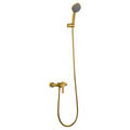 Kit Shower Single-Handle Rome Brushed Gold | IMEX - Shower Set