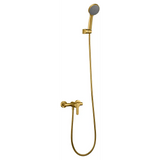 Kit Shower Single-Handle Rome Brushed Gold | IMEX - Shower Set