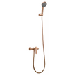 Kit Shower Single-Handle Rome Brushed Rose Gold | IMEX - Shower Set