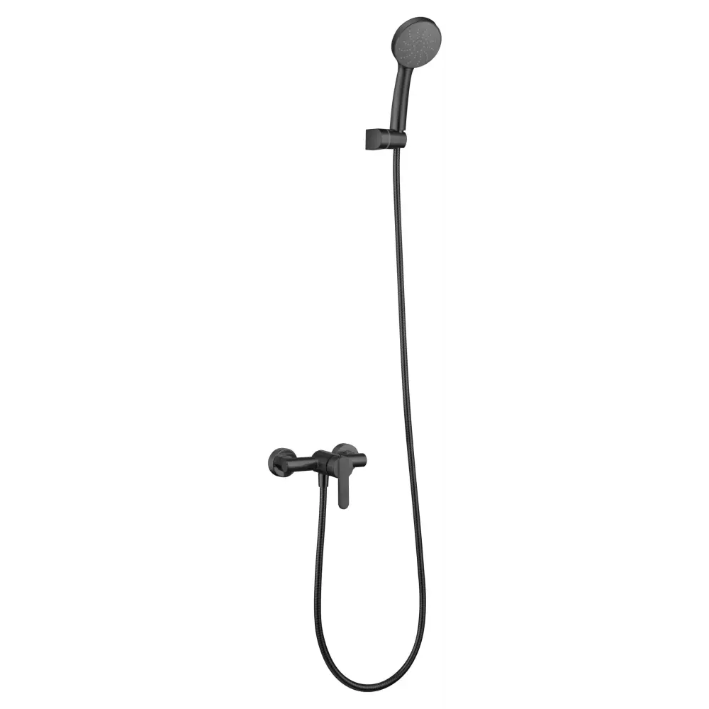 Kit Shower Single-Handle Rome Matte Black | IMEX - Shower Set