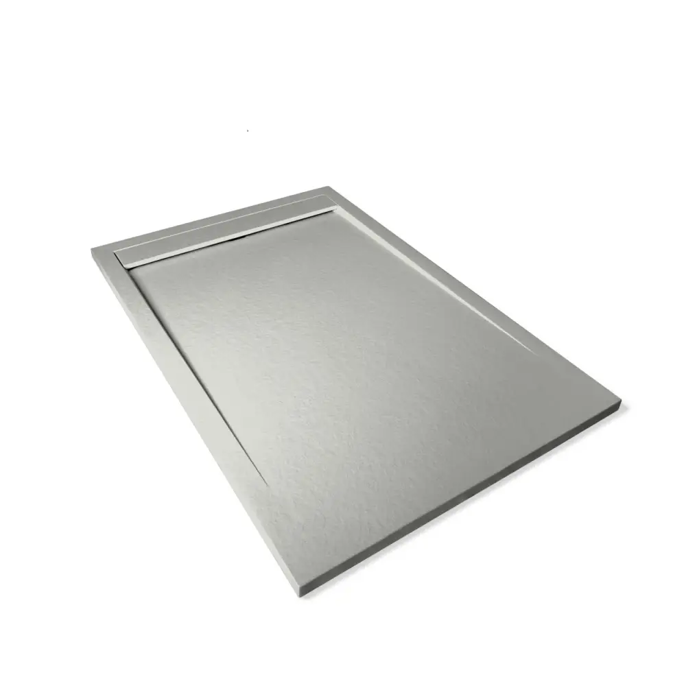 Large Shower Tray Slate Texture - 70X100 / Gray - Bathroom