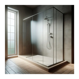 Large Shower Tray Slate Texture - 70X100 / White - Bathroom