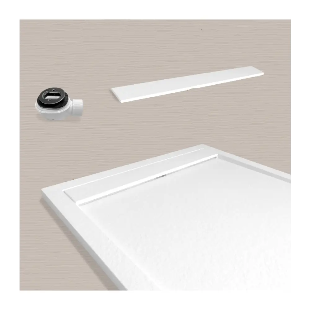 Large Shower Tray Slate Texture - Bathroom