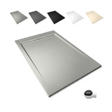 Large Shower Tray Slate Texture - Bathroom