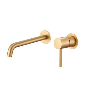 Monza Brushed Gold Built-in Sink Faucet, main product view