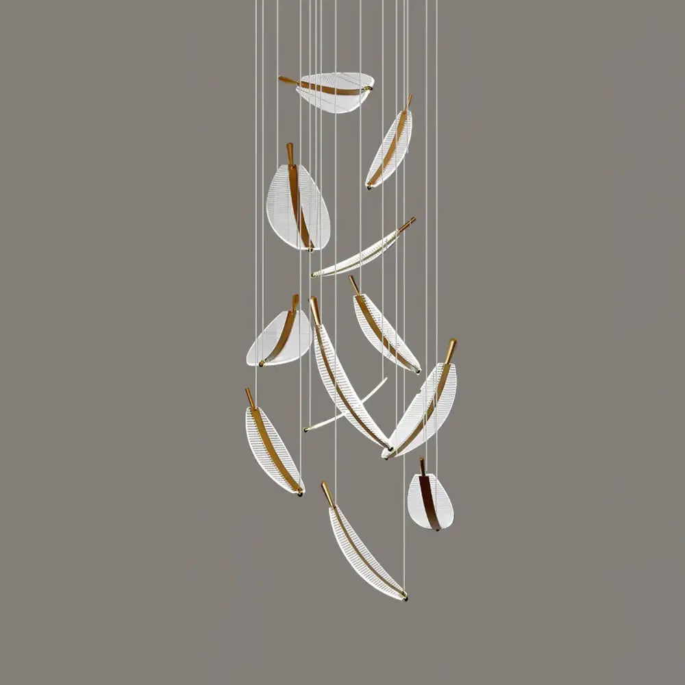 Modern Spiral LED Chandelier Pendant Light Remote Dimming - view 18