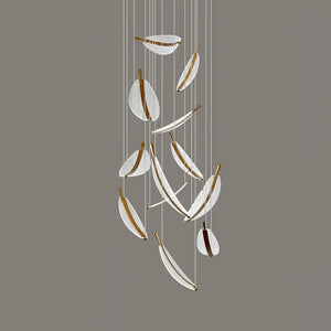 Modern Spiral LED Chandelier Pendant Light Remote Dimming - view 18