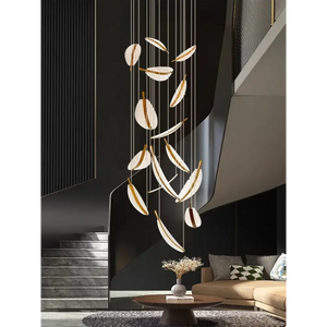 Modern Spiral LED Chandelier Pendant Light Remote Dimming - view 8
