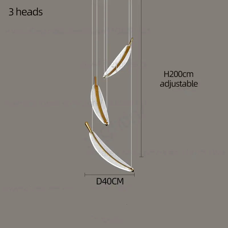 Modern Spiral LED Chandelier Pendant Light Remote Dimming - view 26