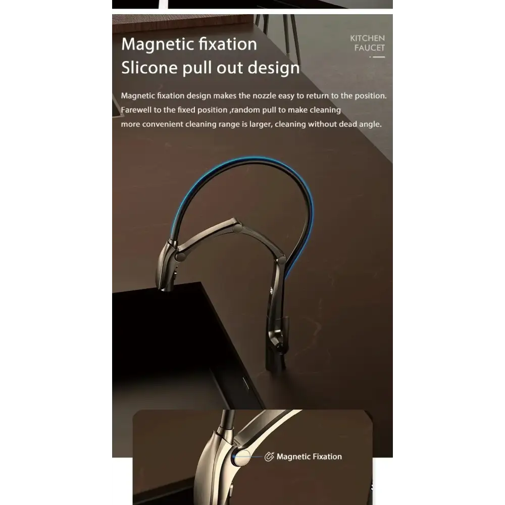 LED Display Sensor Pull Out 3 Function Spray Touchless - Faucets