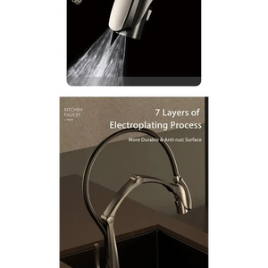 LED Display Sensor Pull Out 3 Function Spray Touchless - Faucets