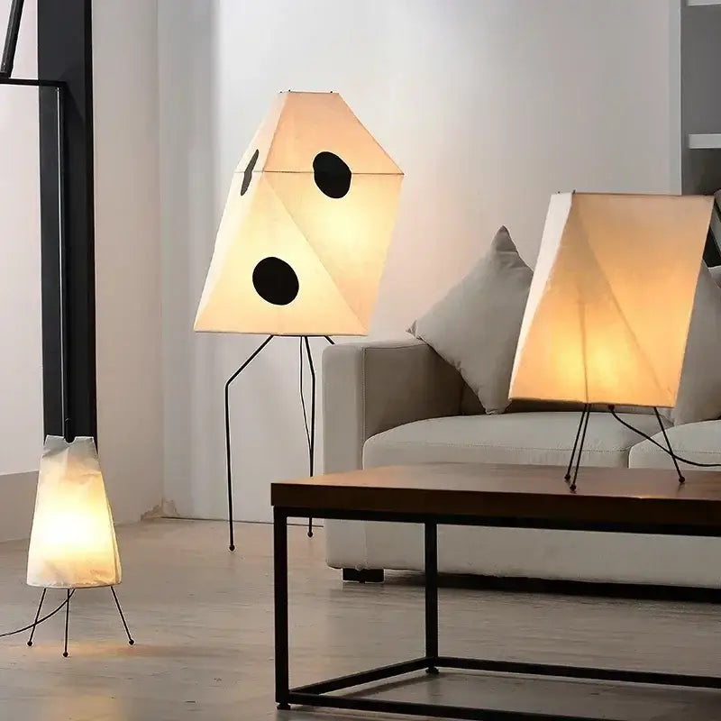 LED Paper Floor Lamp Modern Corner Light Japan Style - view 3