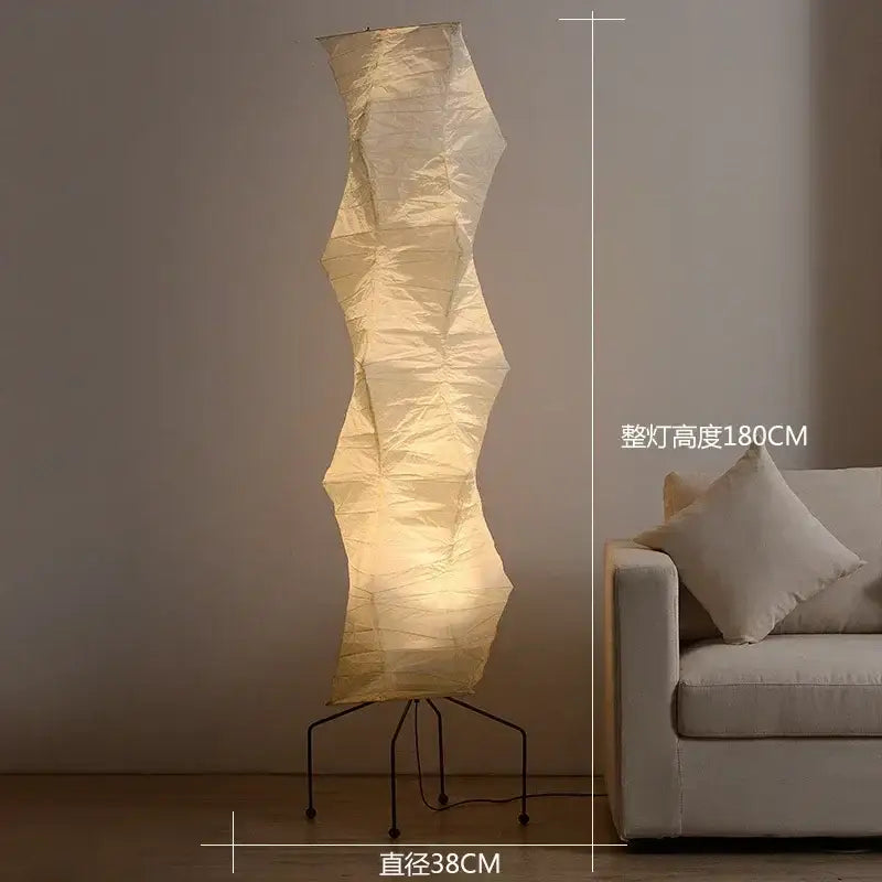 LED Paper Floor Lamp Modern Corner Light Japan Style - view 17