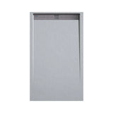 Lime Shower Tray Slate Texture - 80X70 / Gray - Bathroom