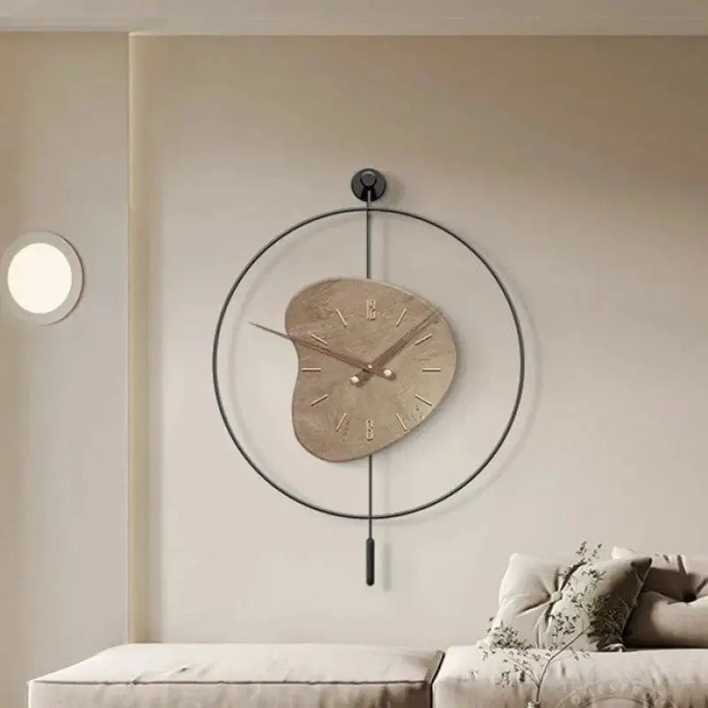 London Luminous Wall Clock Digital Minimalist Pendulum - Wall Clocks