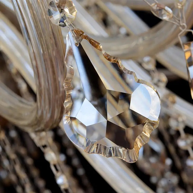 Long Crystal Luxury Chandelier Lamp - Chandelier