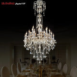 Long Crystal Luxury Chandelier Lamp - Chandelier