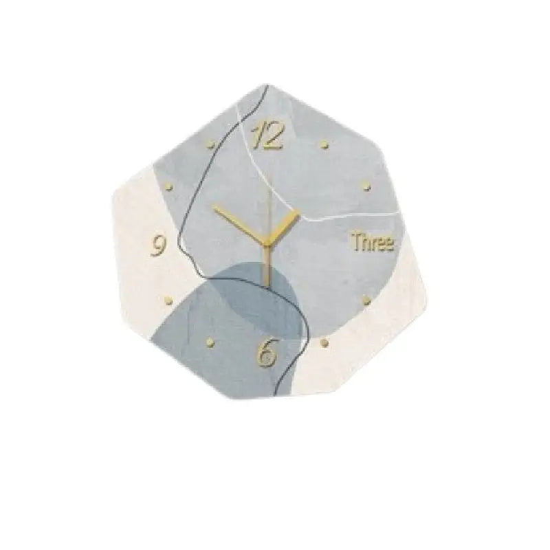 Luminous Abstract Geometric Wall Clock Modern Design - view 10