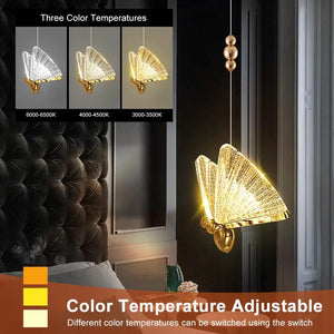 Luxury Butterfly Pendant Lamps - Rattan Lamp