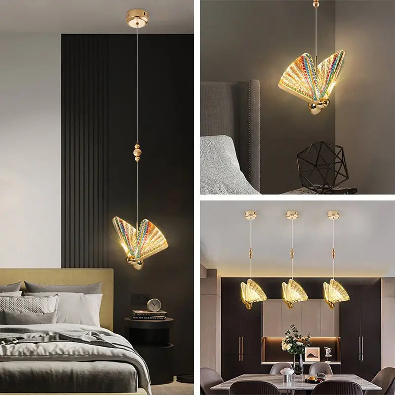 Luxury Butterfly Pendant Lamps - Rattan Lamp
